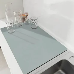 Schnelltrocknende, rutschfeste Küchenmatte – super saugfähig, groß