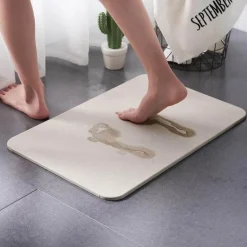 Schnelltrocknende, rutschfeste Badematte – schnelltrocknender Badezimmerteppich