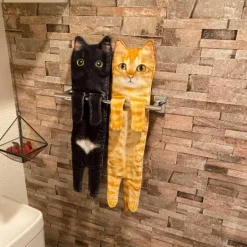 Schnelltrocknende, weiche Katzenhandtücher – saugfähige Handtücher für Haustiere