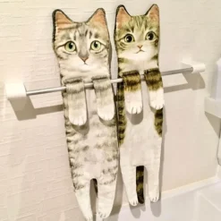 Schnelltrocknende, weiche Katzenhandtücher – saugfähige Handtücher für Haustiere