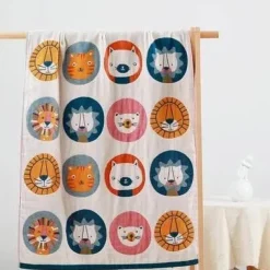 Schnelltrocknendes Badetuch aus luxuriöser Baumwolle – saugfähiges Handtuch für Erwachsene