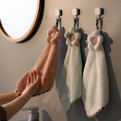 Schnelltrocknendes Küchentuch aus Korallenfleece mit Sonnenblumen-Design – sehr saugfähig und weich