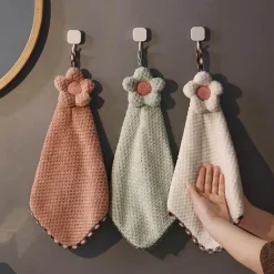 Schnelltrocknendes Küchentuch aus Korallenfleece mit Sonnenblumen-Design – sehr saugfähig und weich