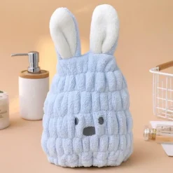 Schnelltrocknendes Kinderhandtuch – Niedliches Hasenohren-Design