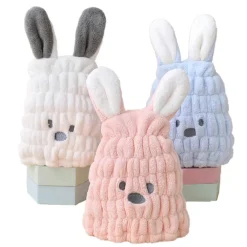 Schnelltrocknendes Kinderhandtuch – Niedliches Hasenohren-Design