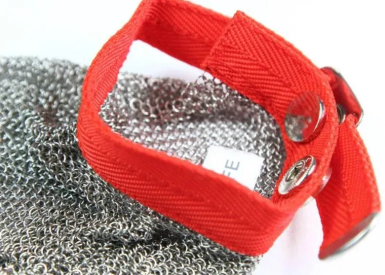 Schnittfeste Handschuhe aus Edelstahlgeflecht – Sicherheitshandschuhe für die Küche