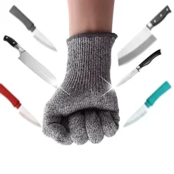 Schnittfeste Sicherheitshandschuhe aus Edelstahl – Arbeitshandschuhe für Küche und Metzgerei