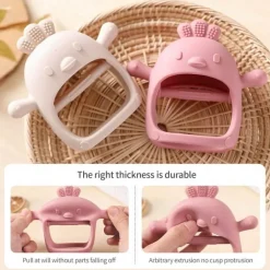 Schnullerhandschuhe für Babys – Niedliches Beißzubehör aus Silikon