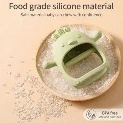 Schnullerhandschuhe für Babys – Niedliches Beißzubehör aus Silikon