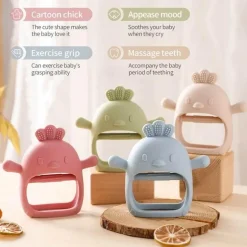 Schnullerhandschuhe für Babys – Niedliches Beißzubehör aus Silikon
