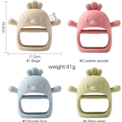 Schnullerhandschuhe für Babys – Niedliches Beißzubehör aus Silikon