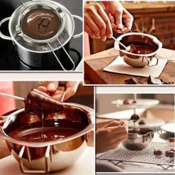 Schokoladenschmelztopf – Edelstahl-Backutensil