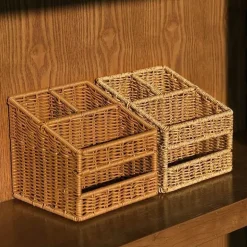 Schreibtisch-Organizer – Aufbewahrungsbehälter für Taschentücher und Stiftehalter