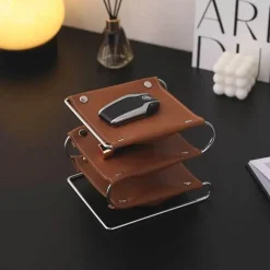 Schreibtisch-Organizer aus Leder – Büroaufbewahrung im Oxford-Stil