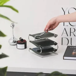 Schreibtisch-Organizer aus Leder – Büroaufbewahrung im Oxford-Stil