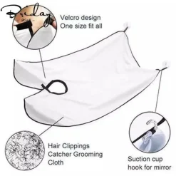 Schürze zum Trimmen von Haar und Bart