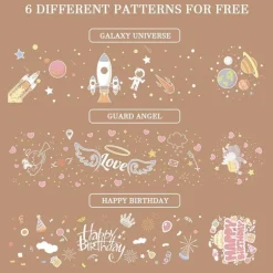 Schutzengel-Projektorlampe – Sternennacht-Entspannungslicht