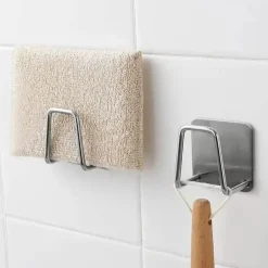 Schwammhalter aus Stahl – Organizer für die Küchenspüle