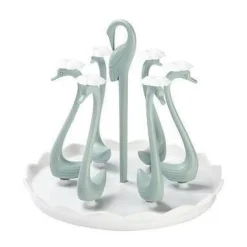 Schwanenglasbecher mit automatischem Abtropfsieb – Elegantes Trinkgeschirr