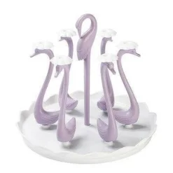 Schwanenglasbecher mit automatischem Abtropfsieb – Elegantes Trinkgeschirr