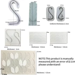 Schwanenhals-Silikonform – Fondant, Schokoladenkuchen, Dekorationswerkzeug