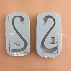 Schwanenhals-Silikonform – Fondant, Schokoladenkuchen, Dekorationswerkzeug