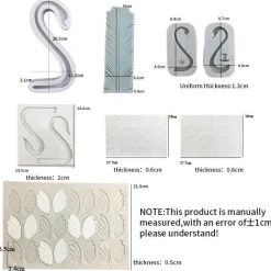 Schwanenhals-Silikonform mit 3D-Flügeln – Backdekorationswerkzeug