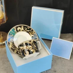 Schwarzes Einhorn-Geschirrset – Elegantes Küchengeschirr