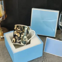 Schwarzes Einhorn-Geschirrset – Elegantes Küchengeschirr