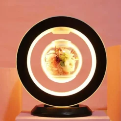 Schwebende magnetische Blumenvasenlampe – einzigartiges dekoratives LED-Licht