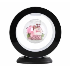 Schwebende magnetische Blumenvasenlampe – einzigartiges dekoratives LED-Licht