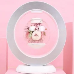 Schwebende magnetische Blumenvasenlampe – einzigartiges dekoratives LED-Licht