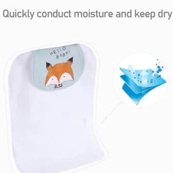 Schweißabsorbierendes Rückentuch für Babys – Badetuch für Kleinkinder