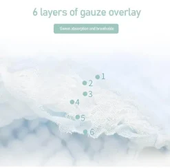 Schweißabsorbierendes Rückentuch für Babys – Badetuch für Kleinkinder