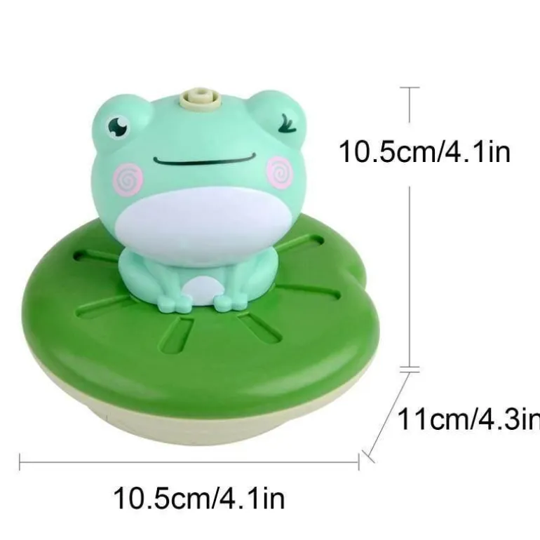 Schwimmender Froschsprinkler – rotierendes Wasserspielzeug für Kinder