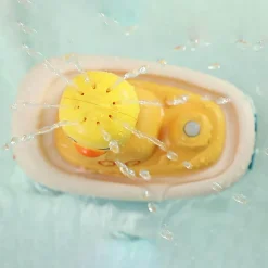Schwimmendes Sprinkler-Badespielzeug in Entenform – lustiges Wasserspiel für Kinder