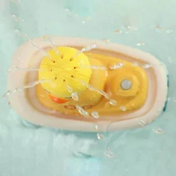 Schwimmendes Sprinkler-Badespielzeug in Entenform – lustiges Wasserspiel für Kinder
