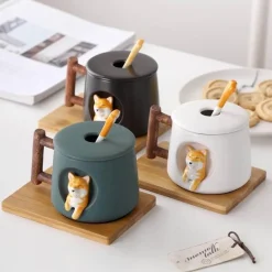 Süße Kaffeetasse mit Hundemotiv – entzückende Keramiktasse mit Haustiermotiv