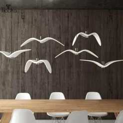 Seagull Pendant Lamp - Modern Bird-Inspired Lighting