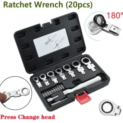 Sechskant-Ratschen-Steckschlüsselsatz – Vielseitiger Werkzeugsatz