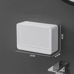 Seifenbox zur Wandmontage – Badezimmer-Organizer mit doppeltem Stauraum