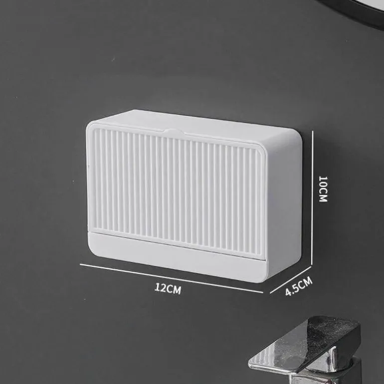 Seifenbox zur Wandmontage – Badezimmer-Organizer mit doppeltem Stauraum