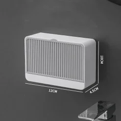 Seifenbox zur Wandmontage – Badezimmer-Organizer mit doppeltem Stauraum