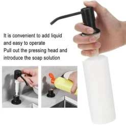 Seifenspender zur Spülbeckenmontage – Küchenseifenspender für einfachen Zugriff