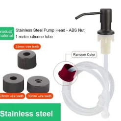 Seifenspender-Set für die Küchenspüle – Integrierte Flüssiglösung