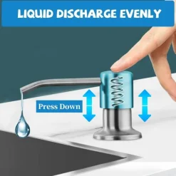 Seifenspender-Set für die Küchenspüle – Integrierte Flüssiglösung