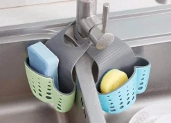 Seifenständer mit Saugnapf – Organizer-Regal für die Küchenspüle