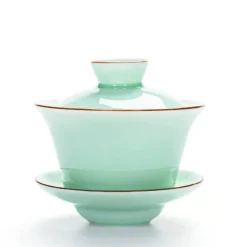 Seladon-Kung-Fu-Teeset – 140 ml Gaiwan für Pu-Erh-Tee