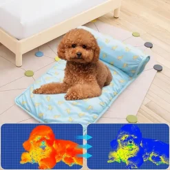 Selbstkühlendes Haustierbett – Sommerkomfort für Hunde und Katzen