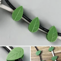 Selbstklebende Haken in Blattform – 10er-Pack dekorative Organizer